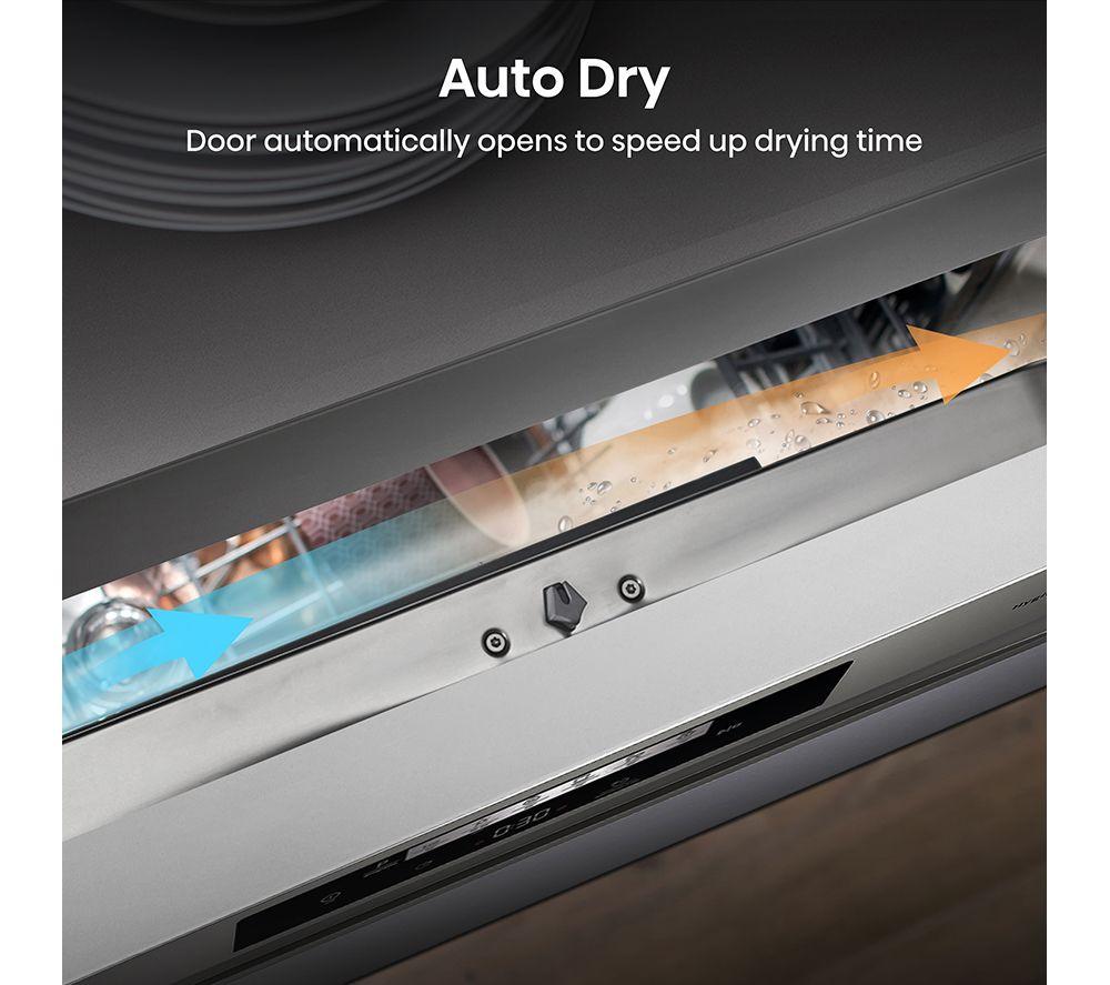 HISENSE HS642D90XUK Full-size Dishwasher - Stainless Steel