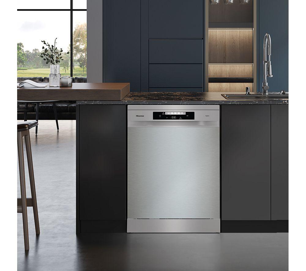 HISENSE HS642D90XUK Full-size Dishwasher - Stainless Steel