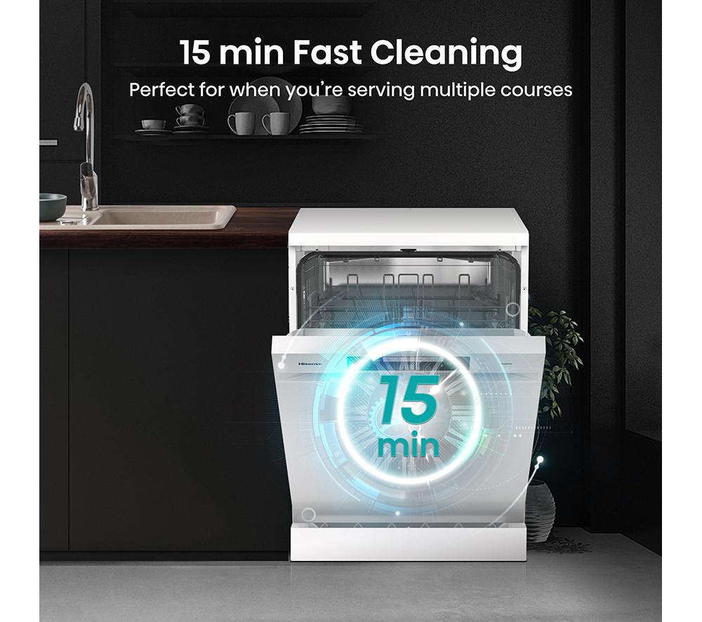 HISENSE HS642D90WUK Full-size Dishwasher - White