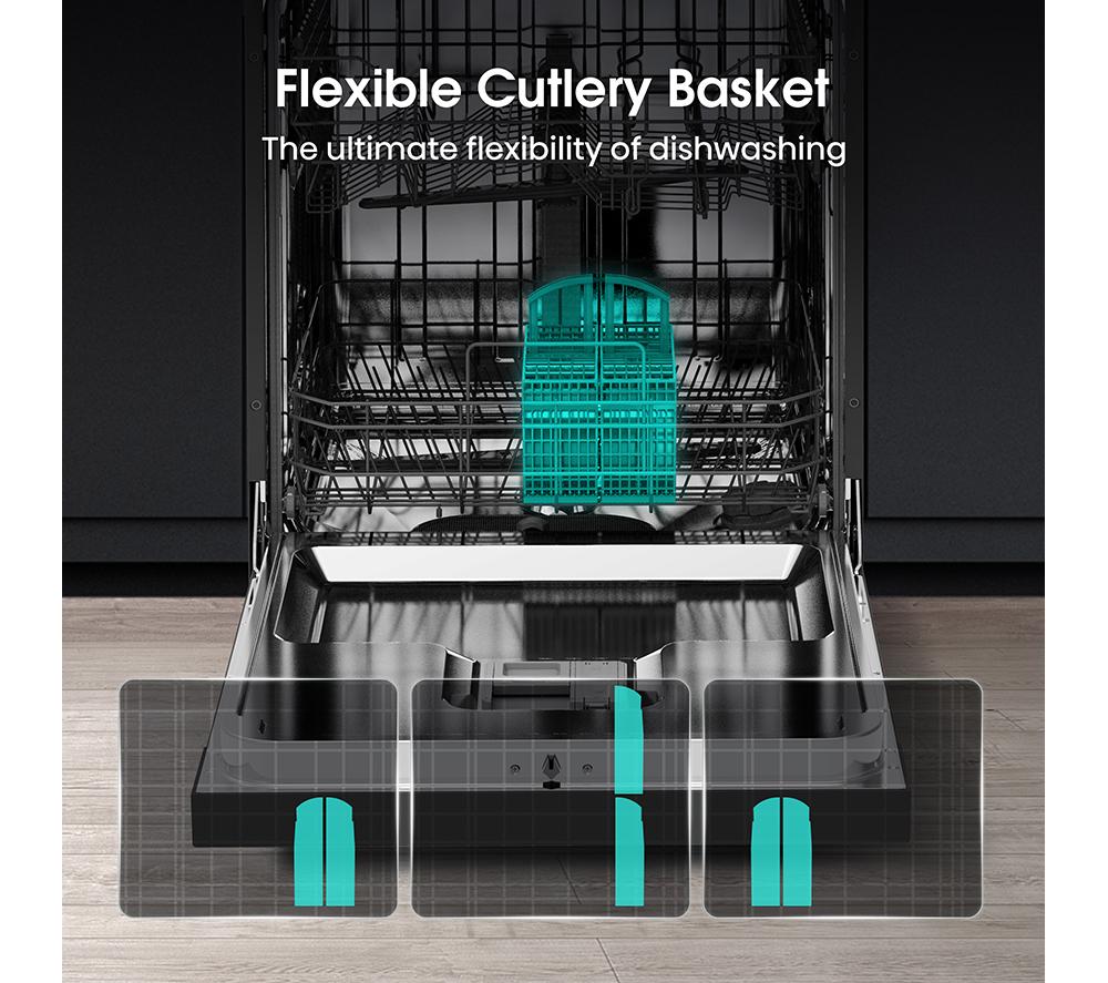 HISENSE HS642D90WUK Full-size Dishwasher - White