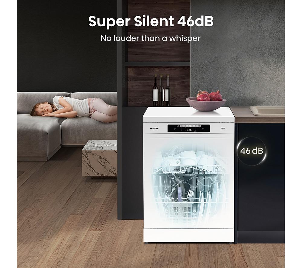 HISENSE HS642D90WUK Full-size Dishwasher - White