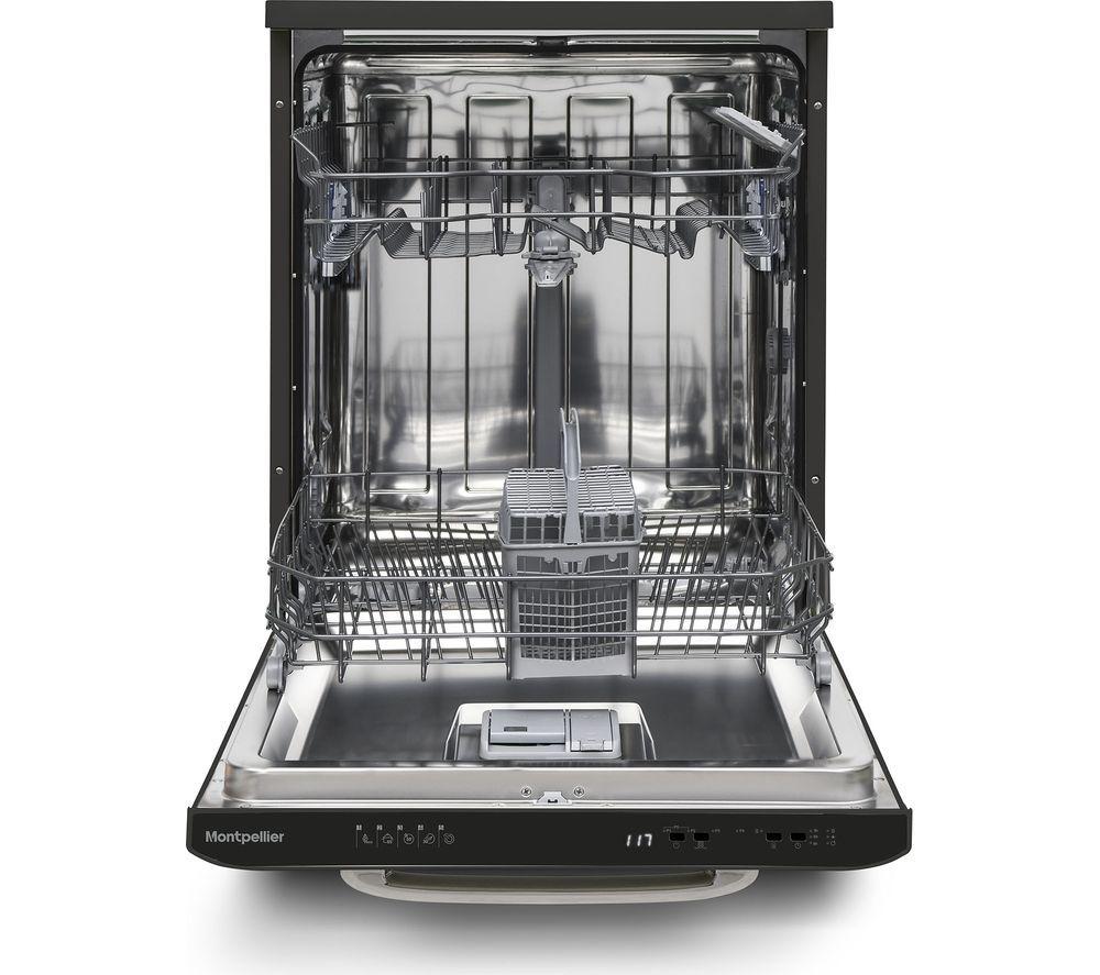 MONTPELLIER Retro MAB1353DK Full-size Dishwasher - Black