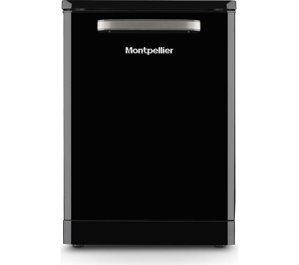 MONTPELLIER Retro MAB1353DK Full-size Dishwasher - Black