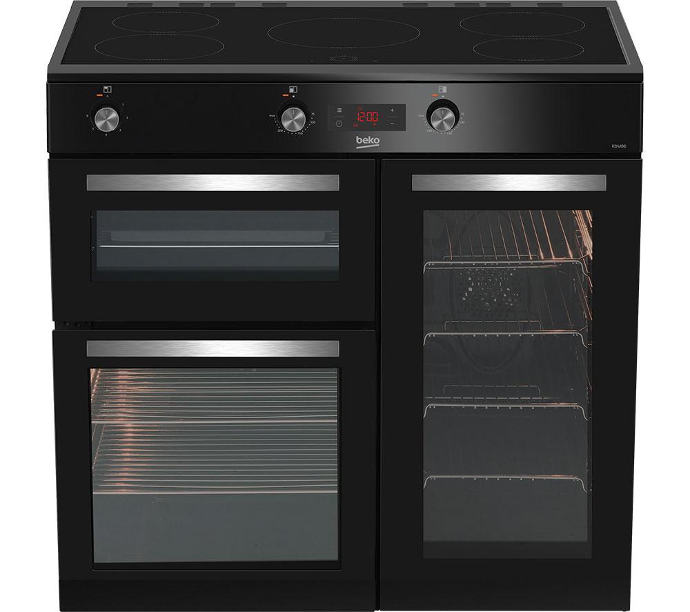 BEKO Pro KDVI90K 90 cm Electric Induction Range Cooker - Black