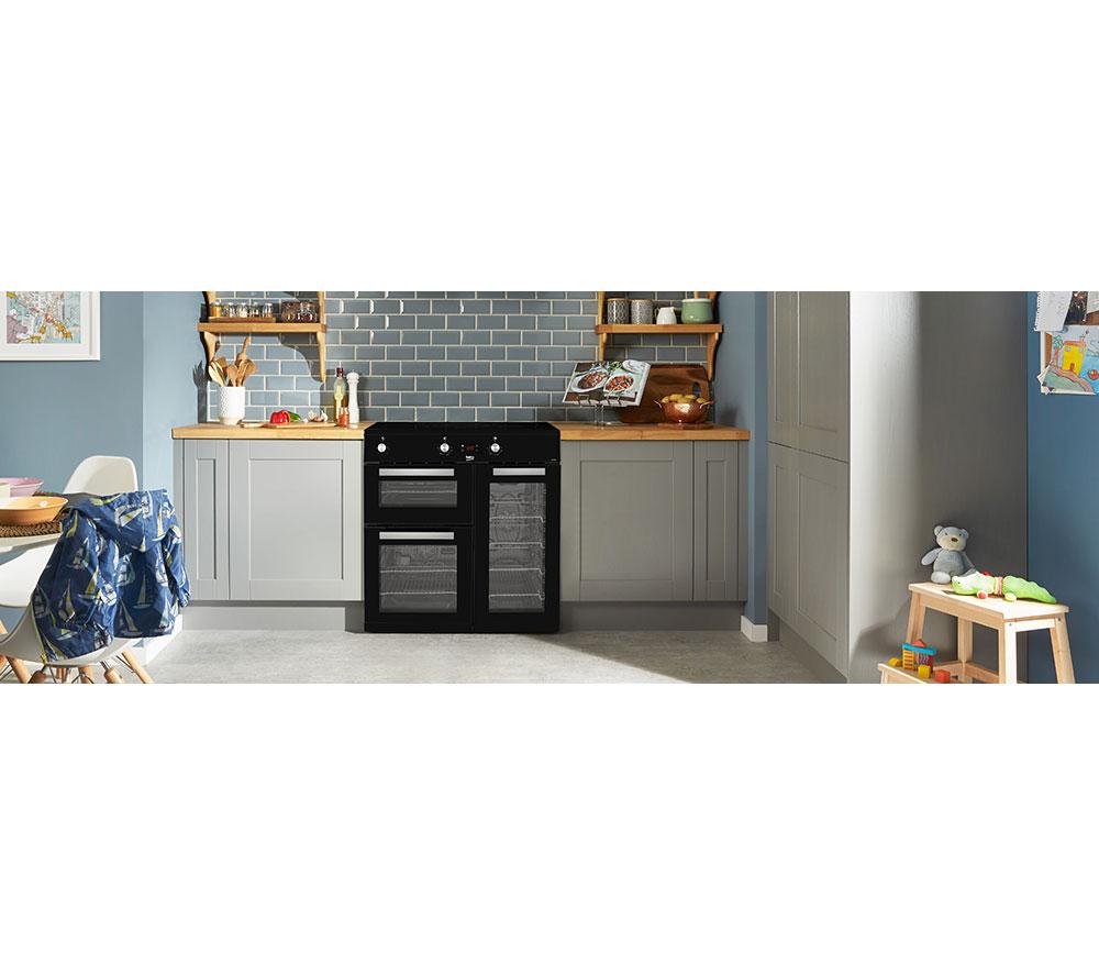 Cocina de inducción eléctrica BEKO Pro KDVI90K de 90 cm - Negro