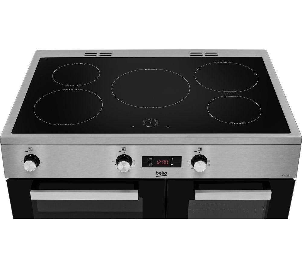 BEKO Pro KDVI90X 90 cm Electric Induction Range Cooker - Stainless Steel