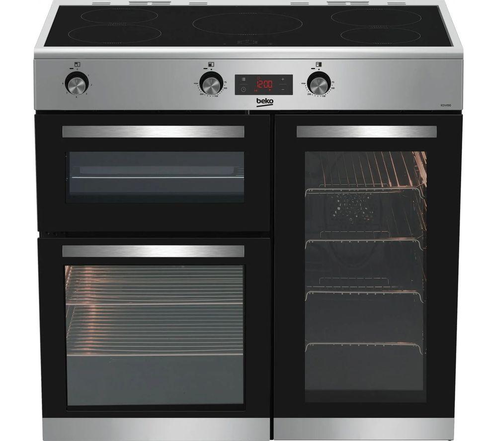 BEKO Pro KDVI90X 90 cm Electric Induction Range Cooker - Stainless Steel