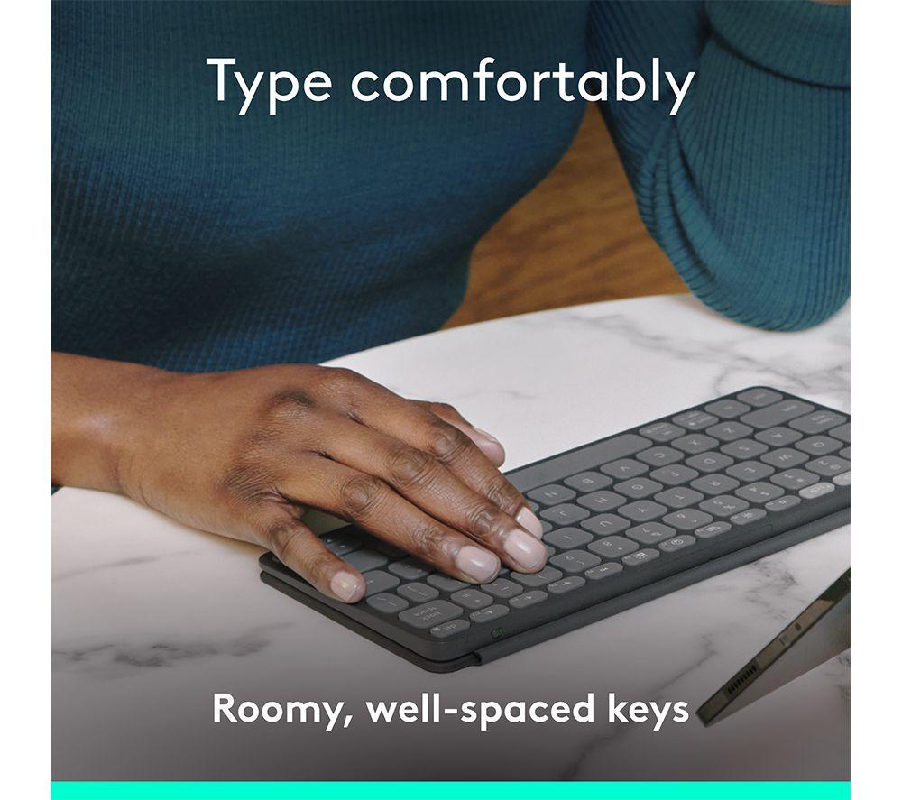 Teclado inalámbrico portátil universal LOGITECH Keys-To-Go 2 - Grafito