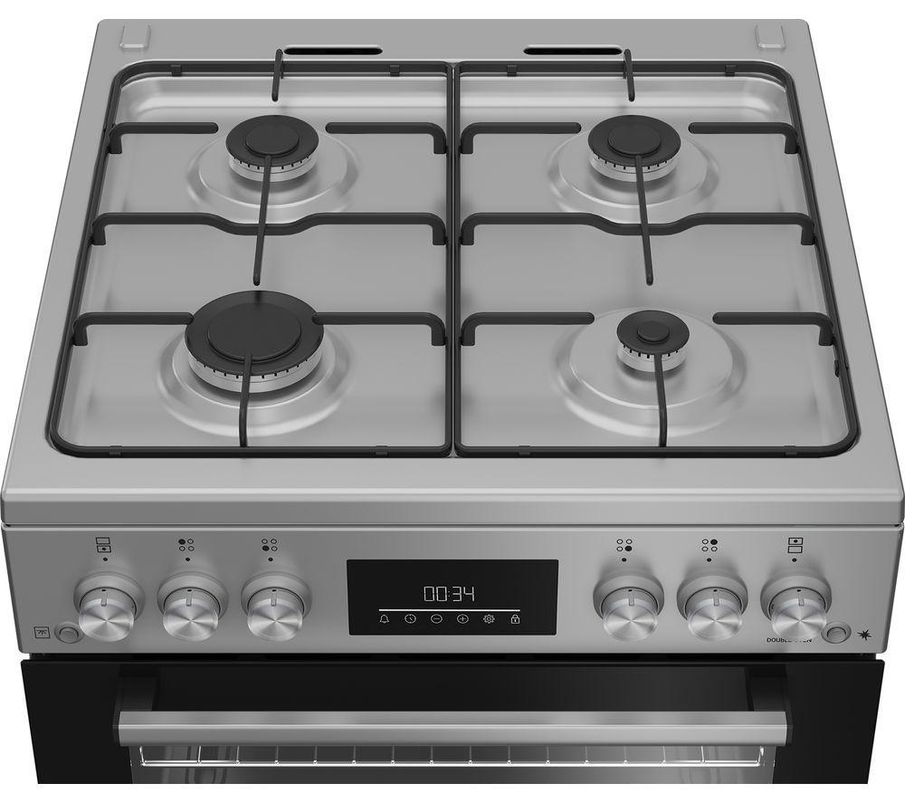Cocina de gas BEKO Pro FDG6231CS de 60 cm - Plata