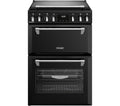 STOVES Richmond Deluxe 60DF Dual Fuel Cooker - Black & Chrome