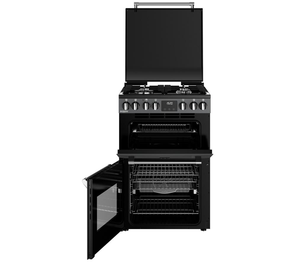 Cocina de combustible dual Stoves Richmond Deluxe 60DF - Antracita y Cromo