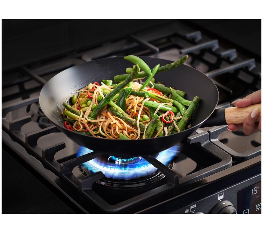 Cocina de combustible dual Stoves Richmond Deluxe 60DF - Antracita y Cromo