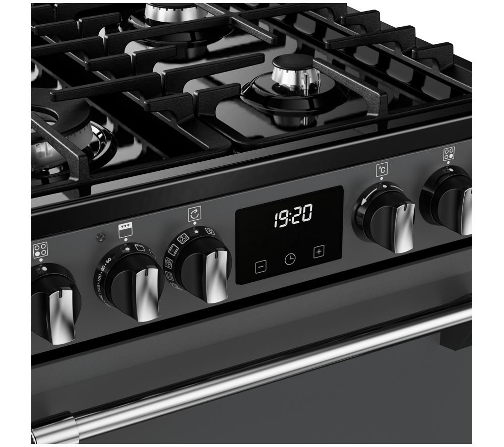 Cocina de combustible dual Stoves Richmond Deluxe 60DF - Antracita y Cromo