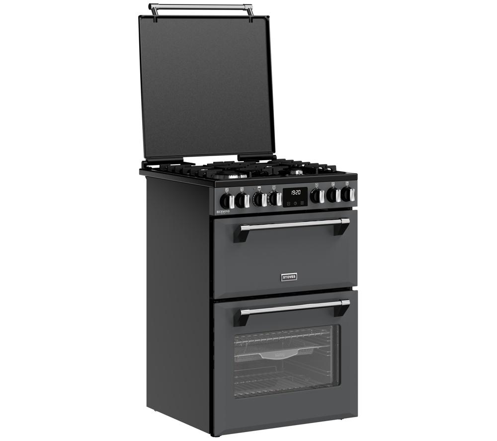 Cocina de combustible dual Stoves Richmond Deluxe 60DF - Antracita y Cromo