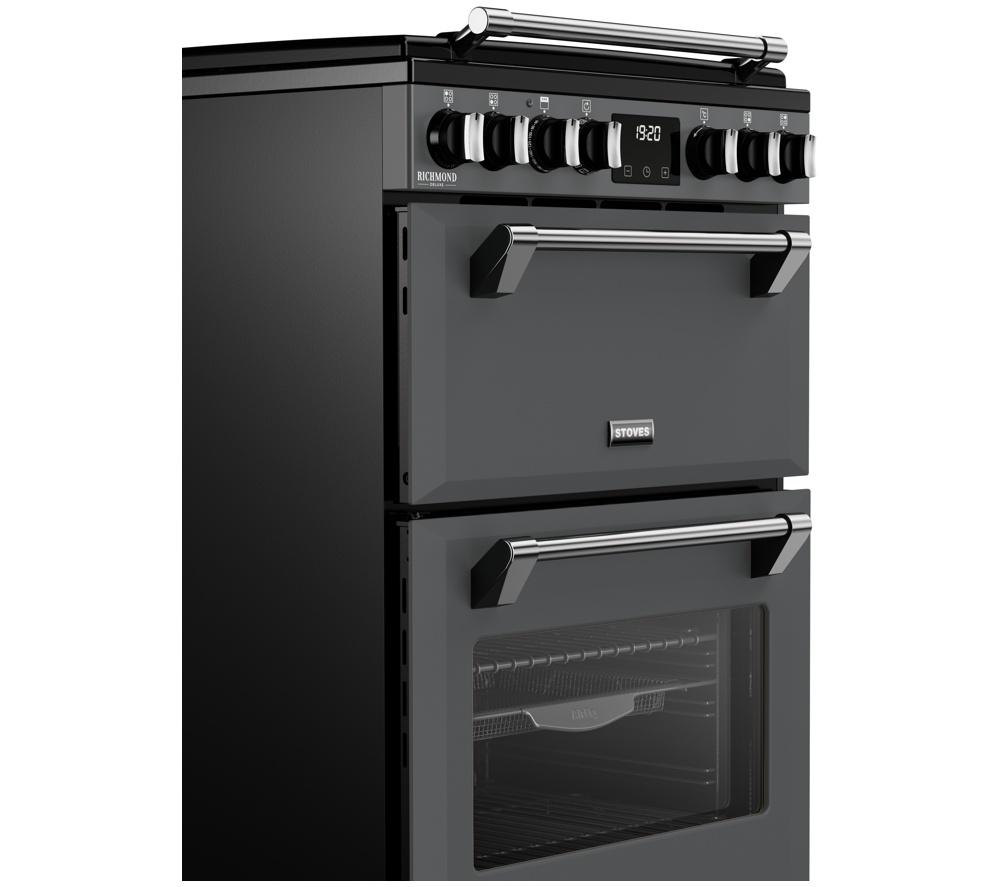 Cocina de combustible dual Stoves Richmond Deluxe 60DF - Antracita y Cromo