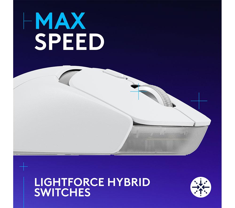 LOGITECH G309 Lightspeed Wireless Optical Gaming Mouse - White