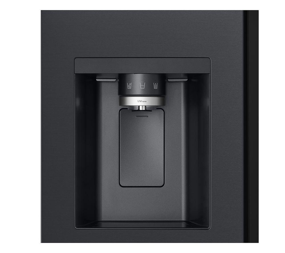 LG InstaView GSXE90EVDD American-Style Smart Fridge Freezer - Essence Black Steel