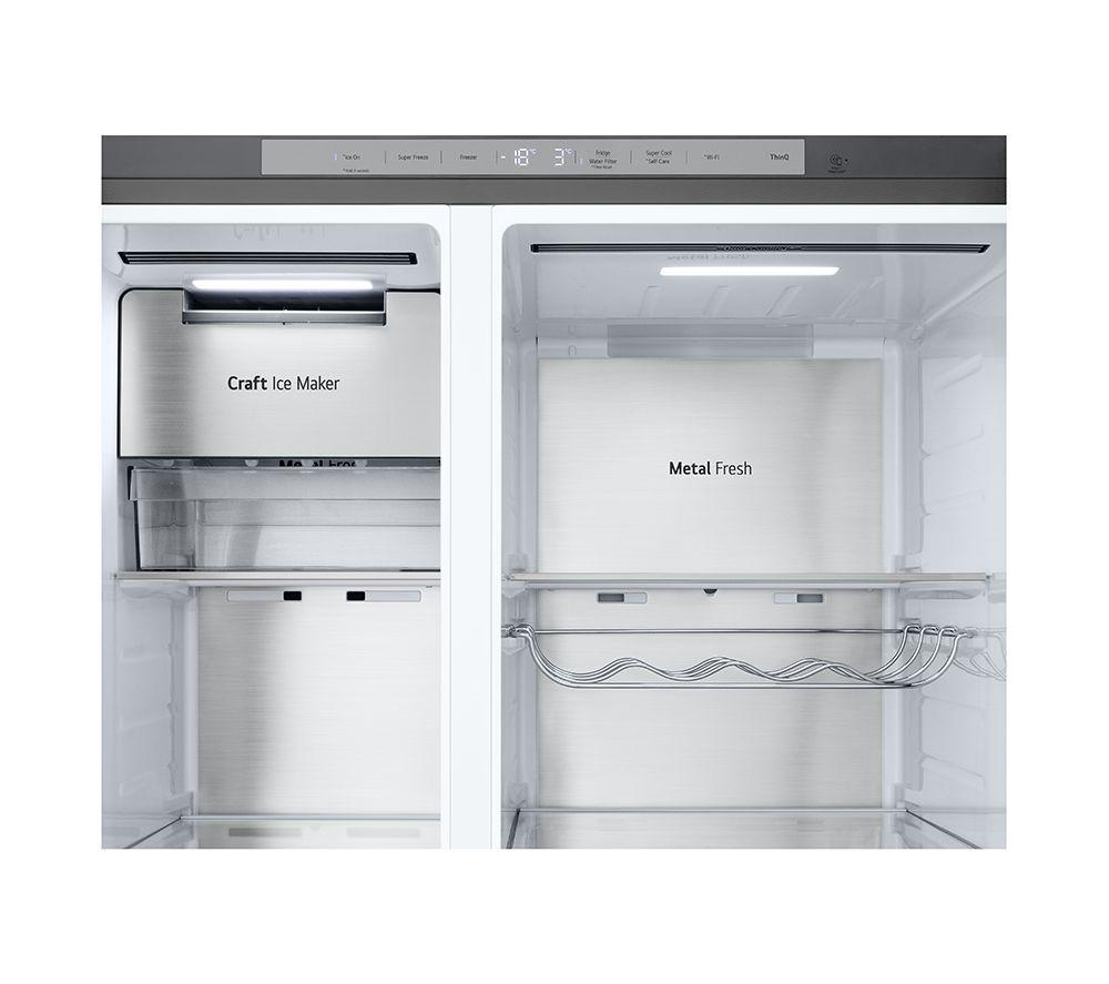 Frigorífico americano inteligente LG InstaView GSXE90BSDD - Acero cepillado