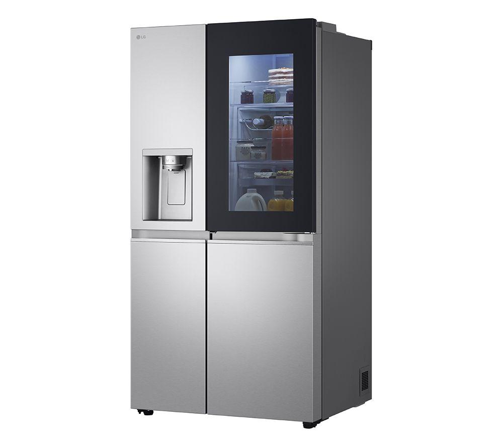 Frigorífico americano inteligente LG InstaView GSXE90BSDD - Acero cepillado