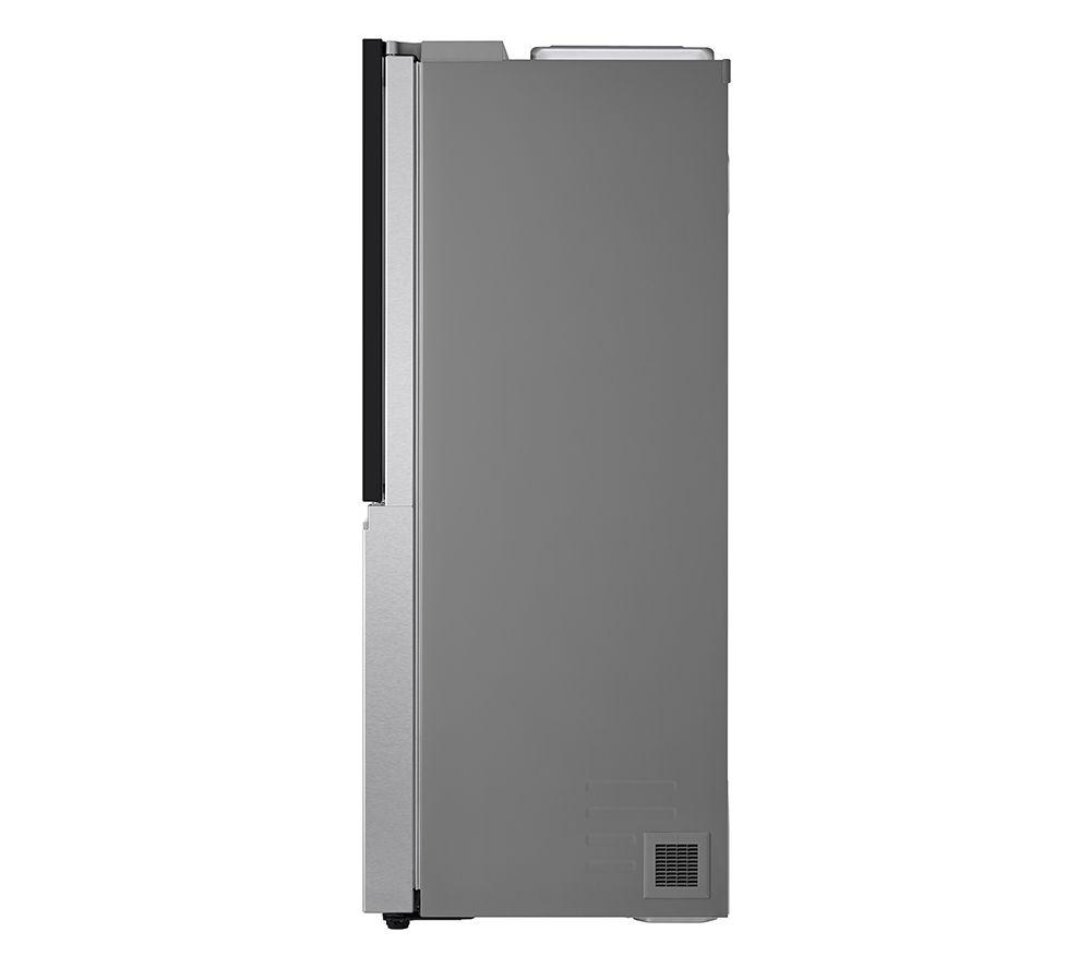 LG InstaView GSXE91BSAD American-Style Smart Fridge Freezer - Brushed Steel