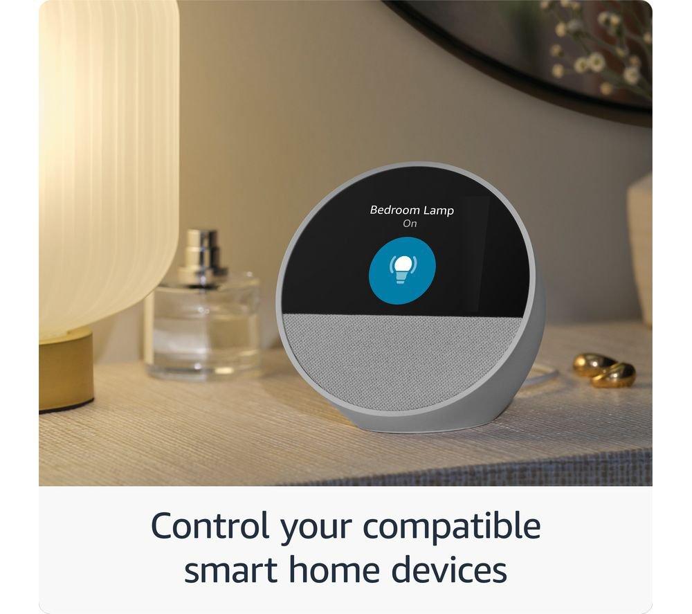 AMAZON Echo Spot Smart Alarm Clock with Alexa - Ocean Blue