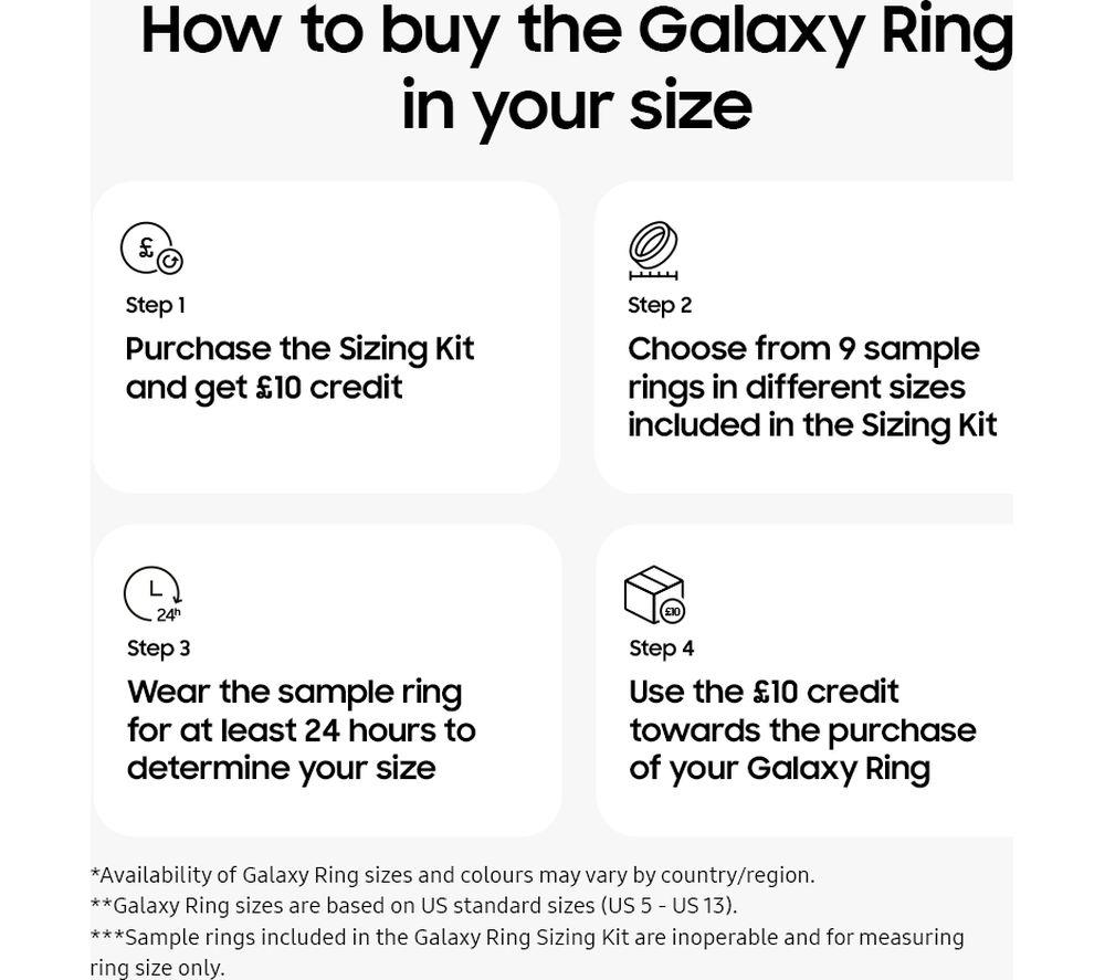 SAMSUNG Galaxy Ring - Oro Titanio, Talla 13