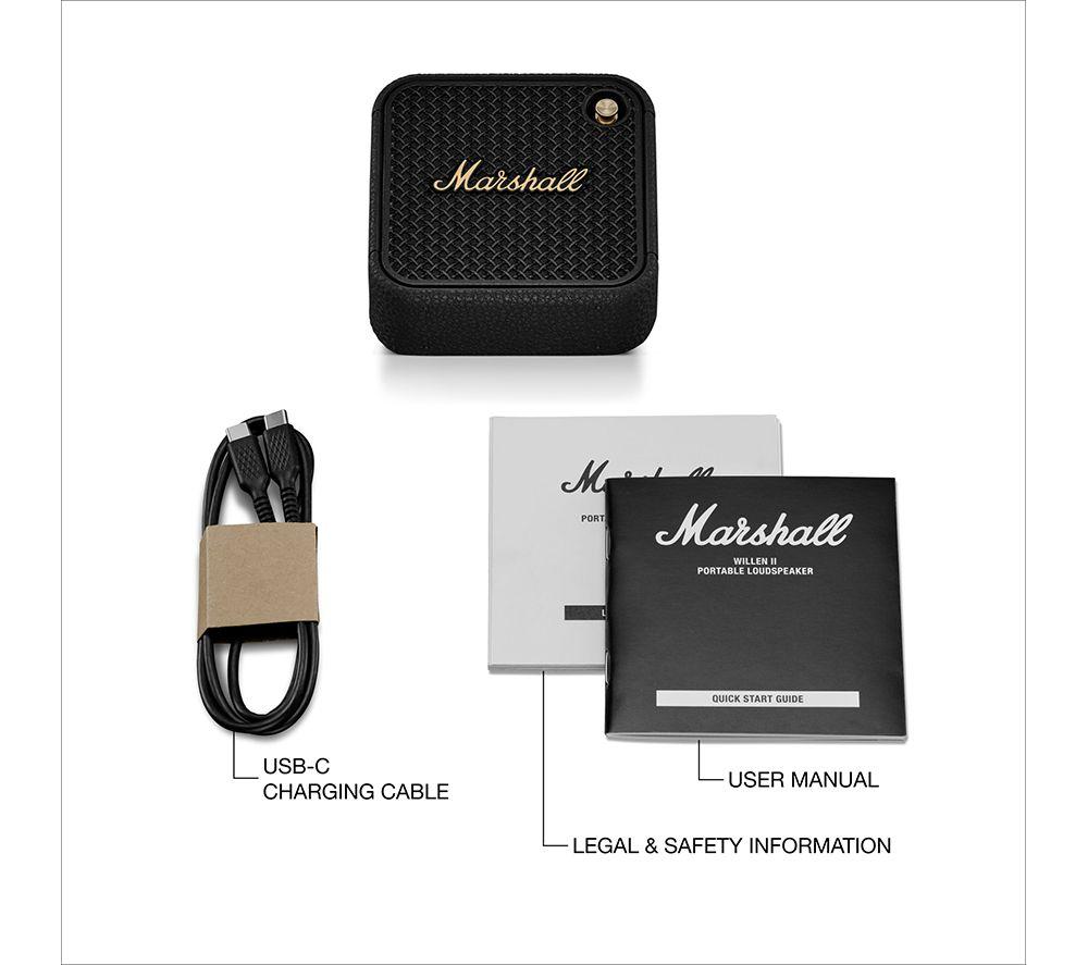 Altavoz Bluetooth portátil MARSHALL Willen II - Negro y Latón
