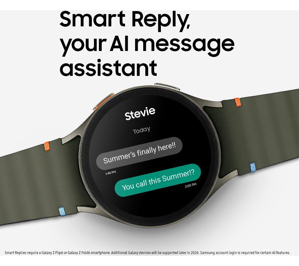 SAMSUNG Galaxy Watch7 LTE with Bixby - Cream, 40 mm