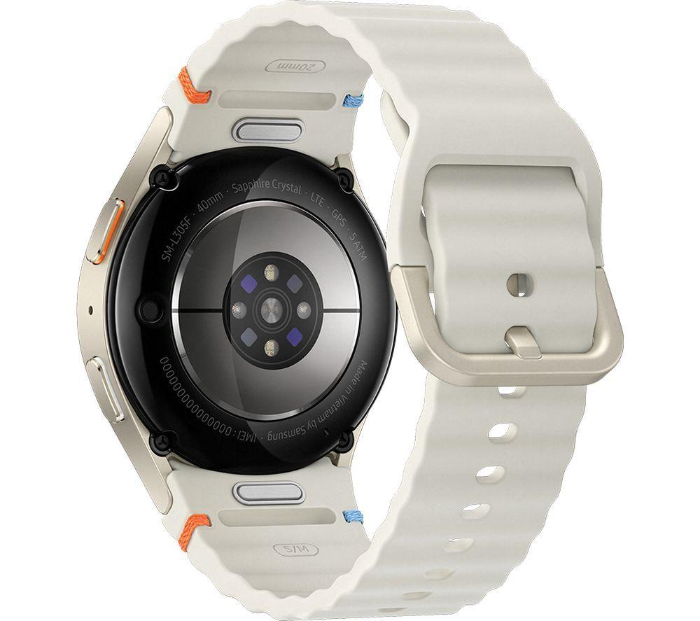 SAMSUNG Galaxy Watch7 LTE with Bixby - Cream, 40 mm