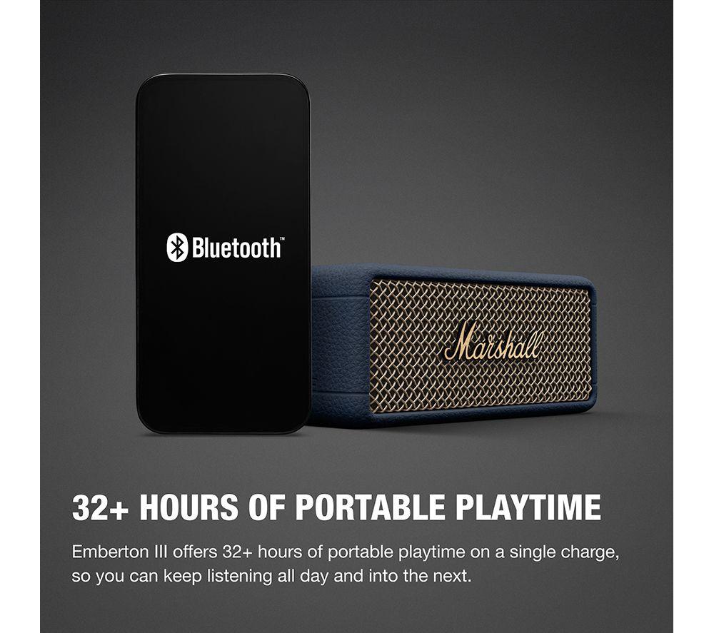 Altavoz Bluetooth portátil MARSHALL Emberton III - Azul medianoche