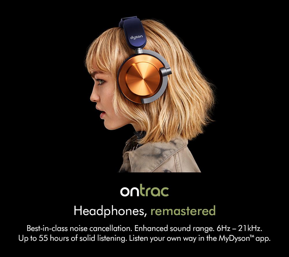 Audífonos inalámbricos Bluetooth con cancelación de ruido DYSON OnTrac™ - Cobre CNC