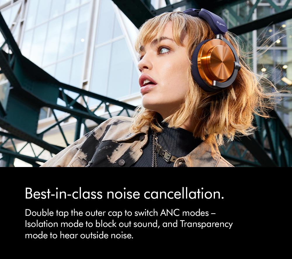 Audífonos inalámbricos Bluetooth con cancelación de ruido DYSON OnTrac™ - Cobre CNC