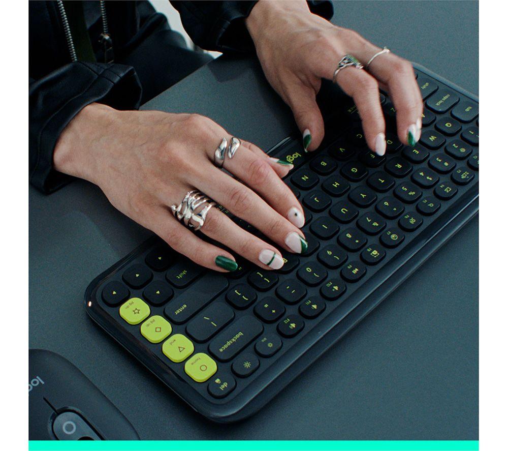 Teclado inalámbrico LOGITECH Pop Keys - Grafito