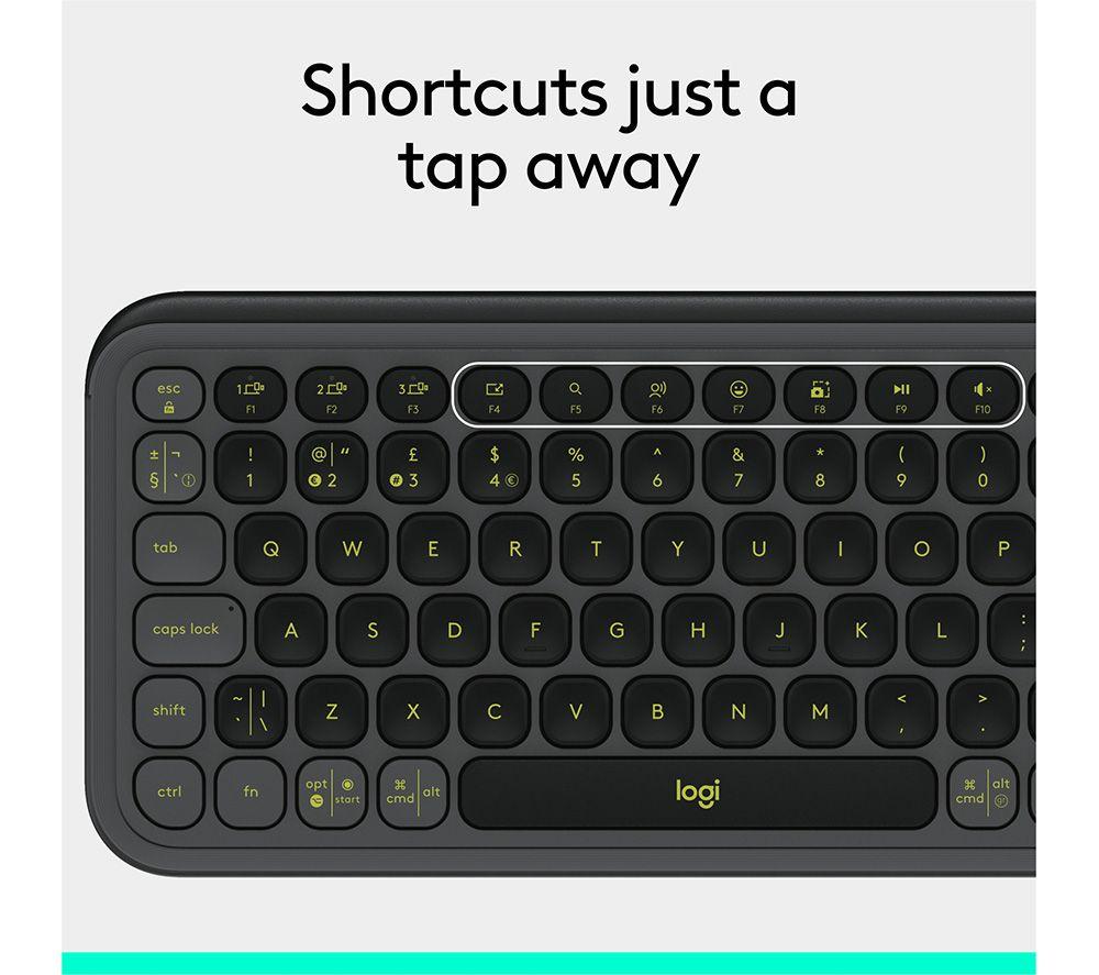 Teclado inalámbrico LOGITECH Pop Keys - Grafito