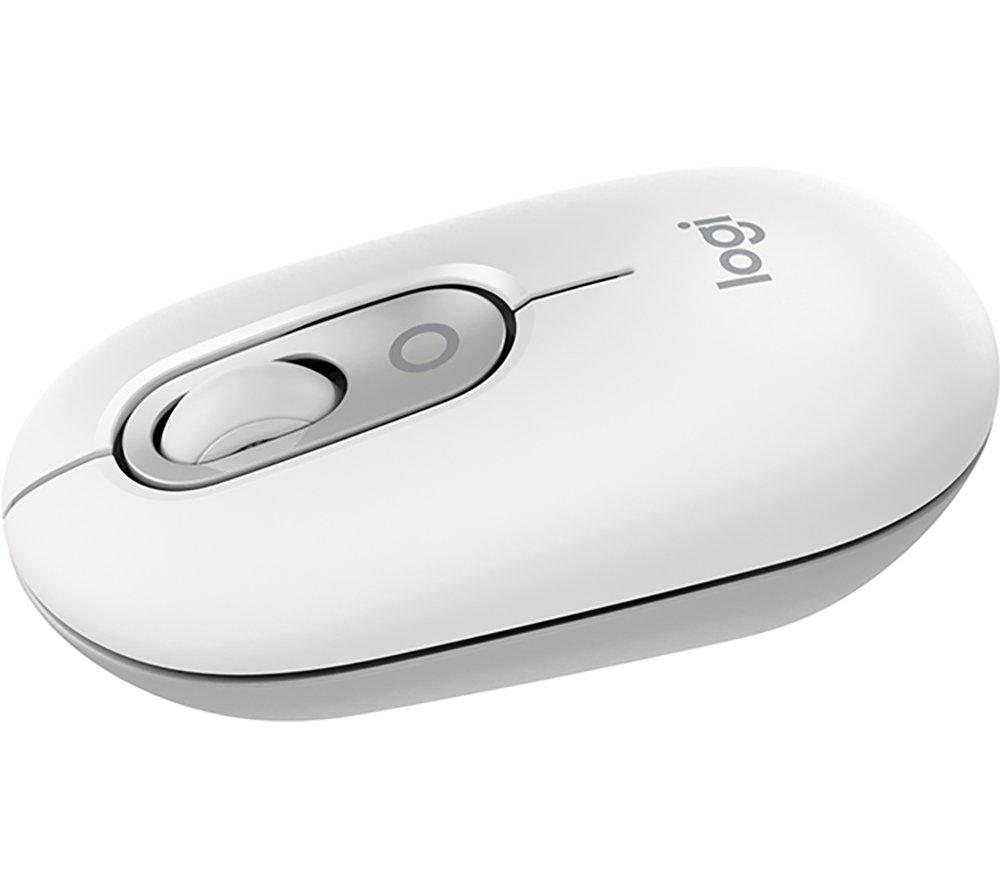 LOGITECH Pop Icon Wireless Optical Mouse - White