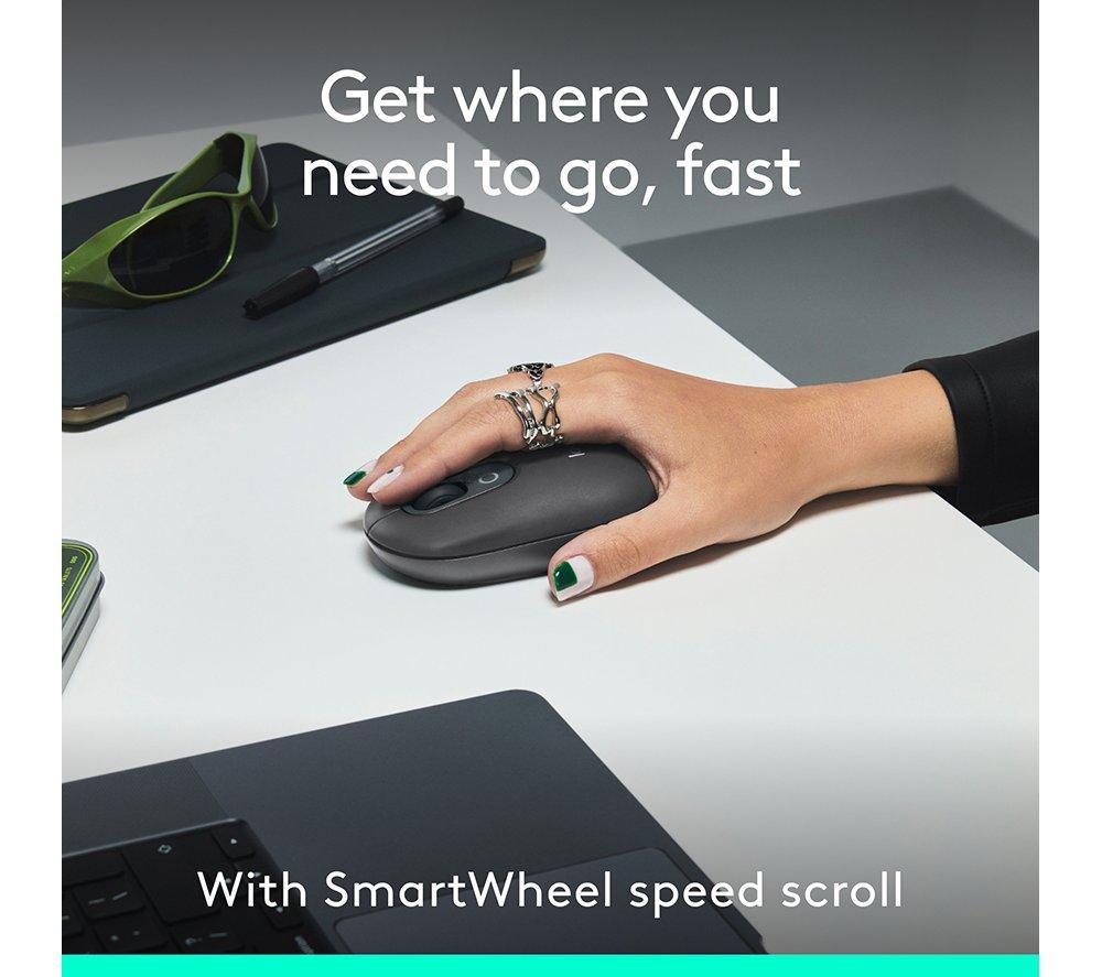 LOGITECH Pop Icon Combo Wireless Keyboard & Mouse Set - Graphite