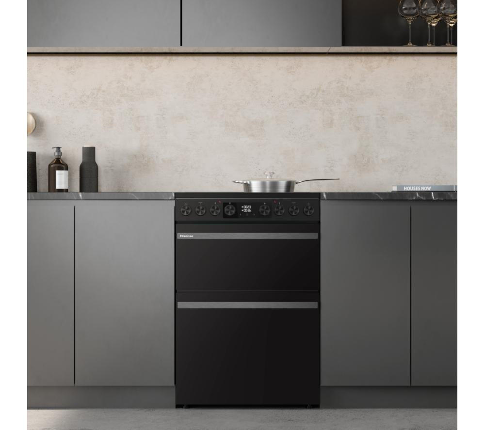 HISENSE Hi6 Max 80/50L HDCEC6C20B Cocina Eléctrica Vitrocerámica de 60 cm - Negro Jet
