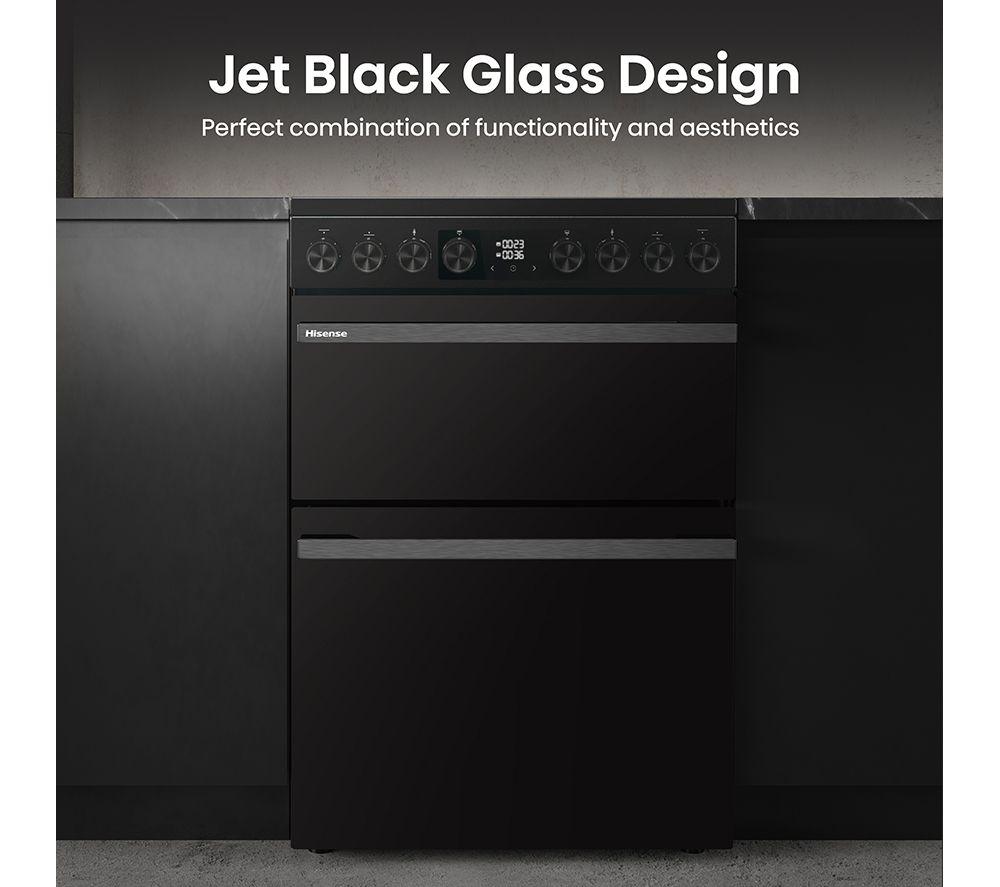 HISENSE Hi6 Max 80/50L HDCEC6C20B Cocina Eléctrica Vitrocerámica de 60 cm - Negro Jet