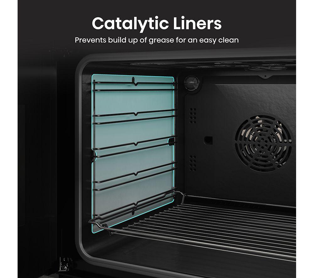HISENSE Hi6 Max 80/50L HDCEC6C20X Cocina eléctrica vitrocerámica de 60cm - Acero inoxidable