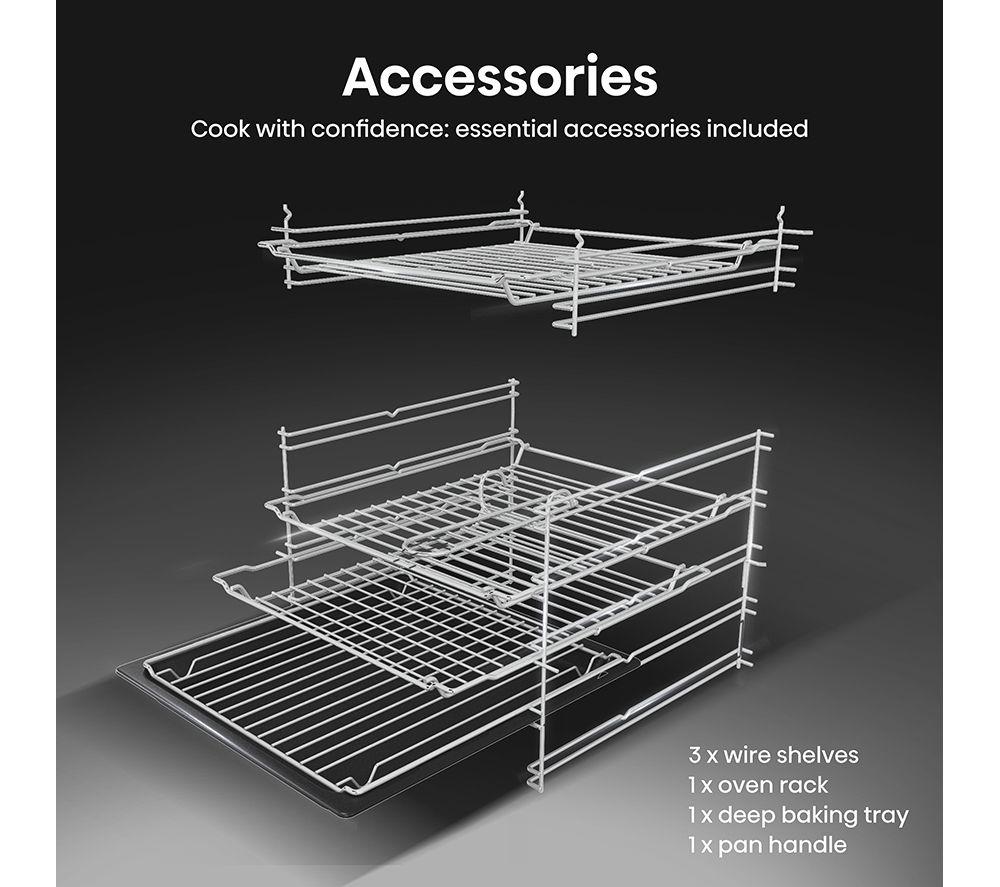 HISENSE Hi6 Max 80/50L HDCEC6C20X Cocina eléctrica vitrocerámica de 60cm - Acero inoxidable