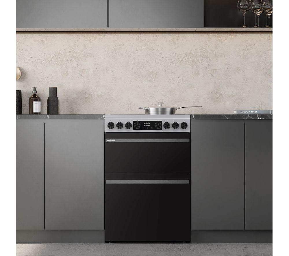 HISENSE Hi6 Max 80/50L HDCEC6C20X Cocina eléctrica vitrocerámica de 60cm - Acero inoxidable