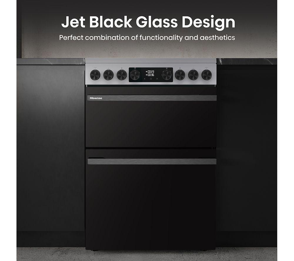 HISENSE Hi6 Max 80/50L HDCEC6C20X Cocina eléctrica vitrocerámica de 60cm - Acero inoxidable