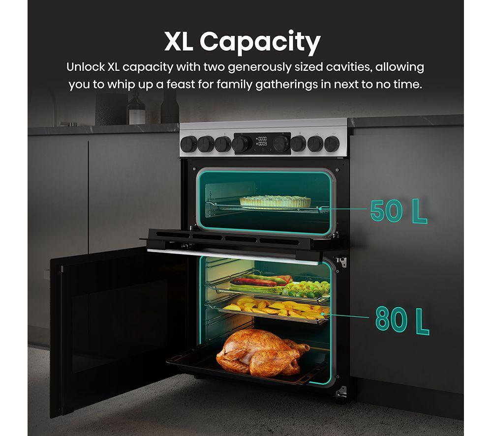 HISENSE Hi6 Max 80/50L HDCEC6C20W 60cm Electric Ceramic Cooker - White