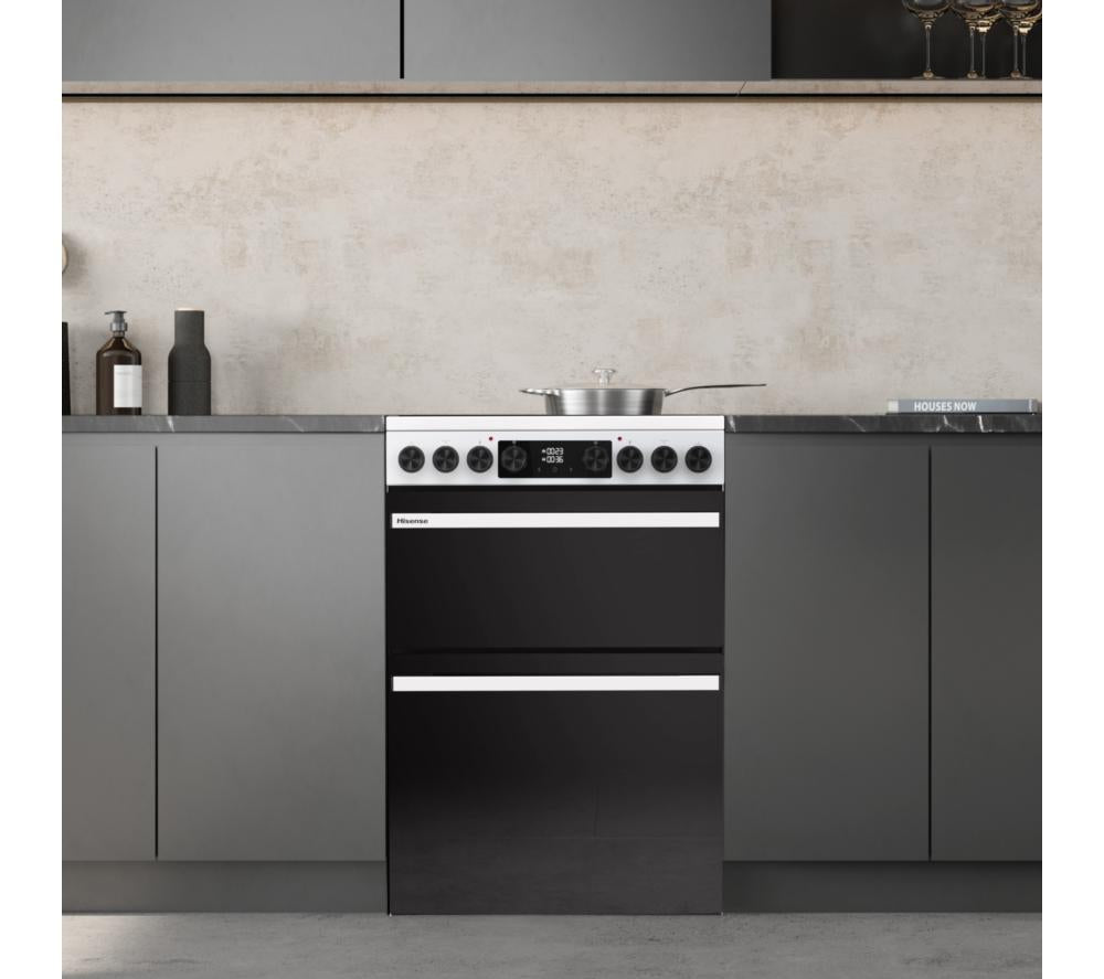 HISENSE Hi6 Max 80/50L HDCEC6C20W 60cm Electric Ceramic Cooker - White