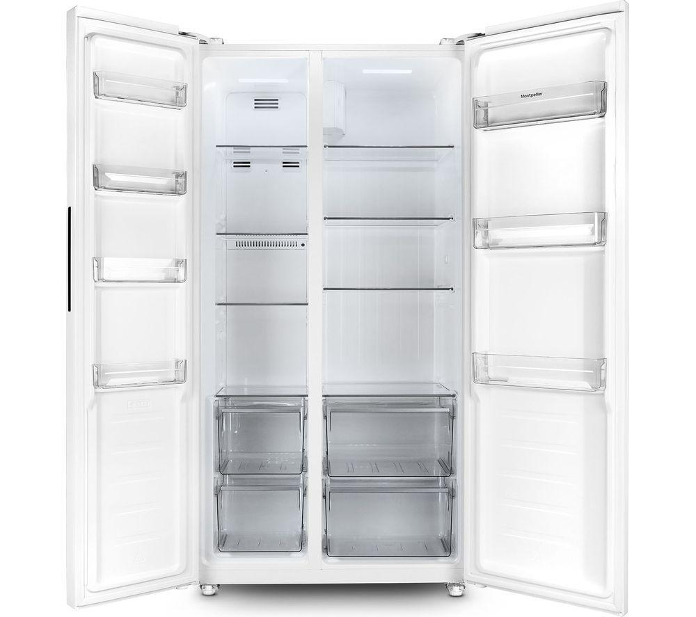 MONTPELLIER MSBS442W Frigorífico americano de 60/40 - Blanco