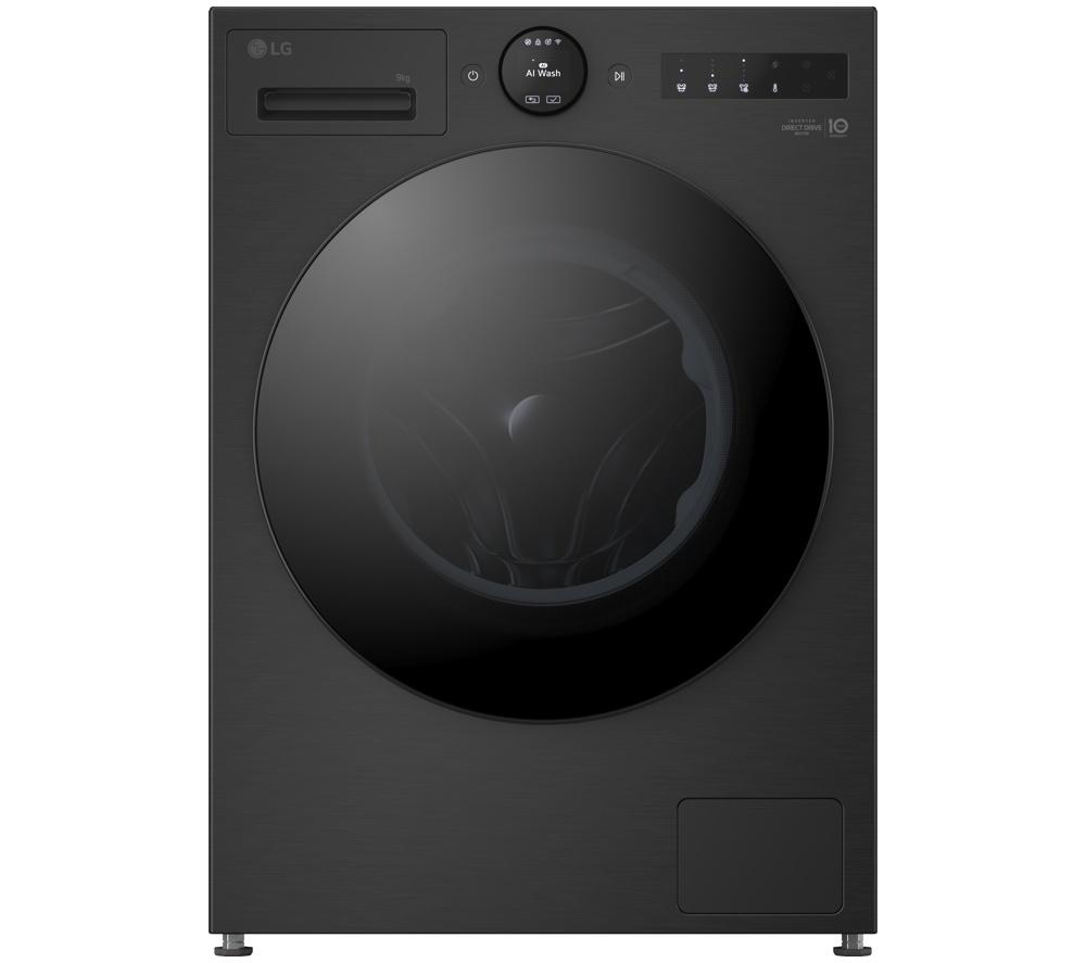 LG Series 7 AI Direct Drive F4X7009TBB WiFi-enabled 9 kg 1400 Spin Washing Machine - Matte Black