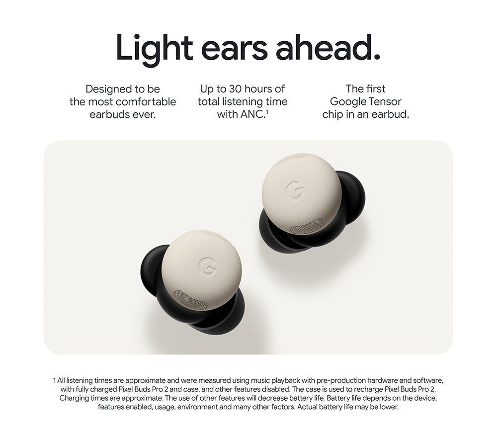 GOOGLE Pixel Buds Pro 2 Wireless Bluetooth Earbuds - Hazel