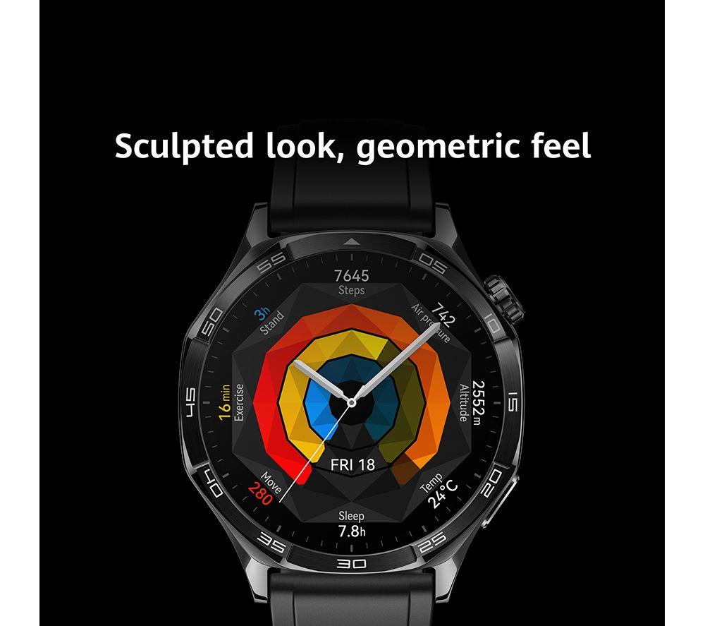 HUAWEI Watch GT 5 - Negro, correa de fluoroelastómero, 46 mm