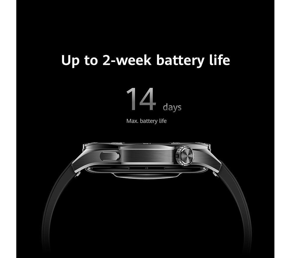 HUAWEI Watch GT 5 - Negro, correa de fluoroelastómero, 46 mm