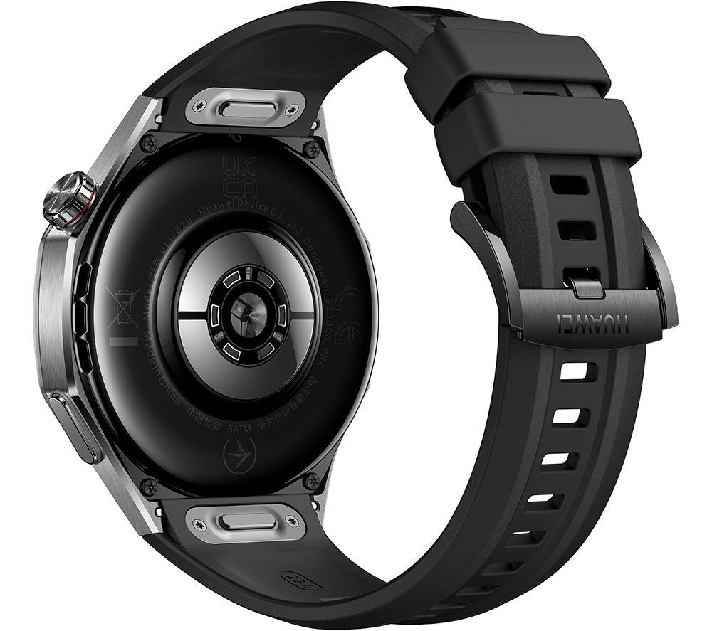 HUAWEI Watch GT 5 Pro - Titanium, Black Fluoroelastomer Strap, 46 mm
